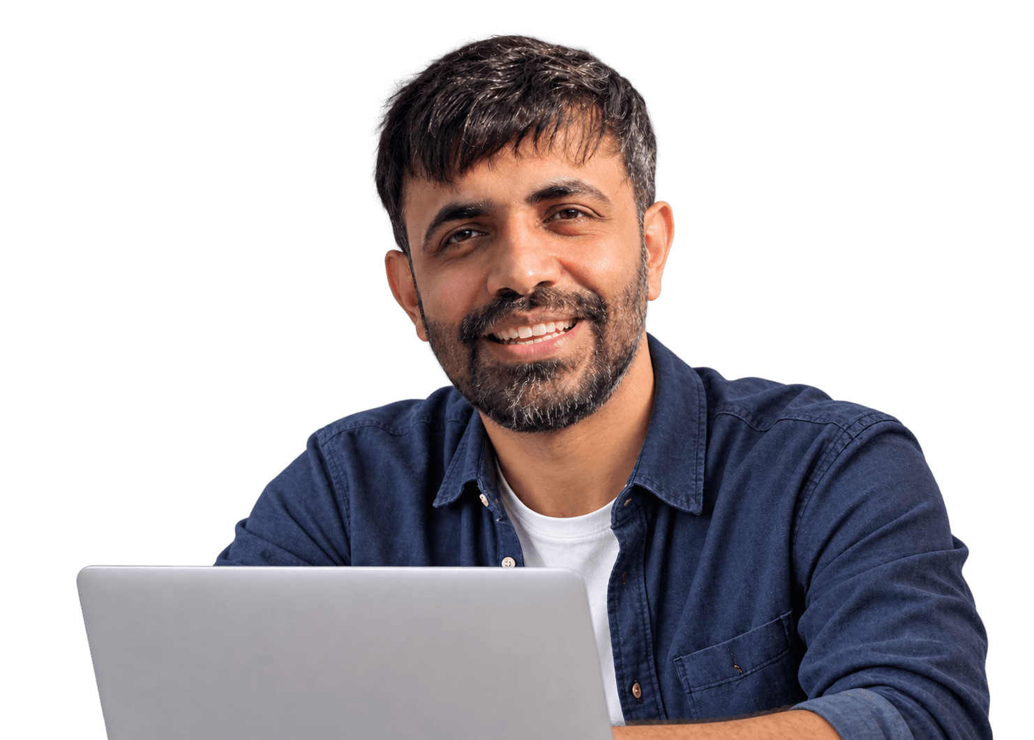 Illustrative portrait placeholder for the portfolio owner